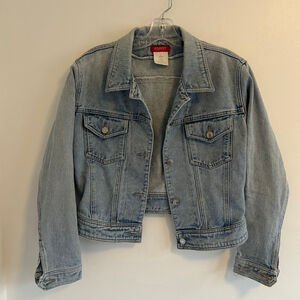 Vintage 90s Esprit Denim Jacket Small Light Wash Jean Jacket Cotton Classic Fit
